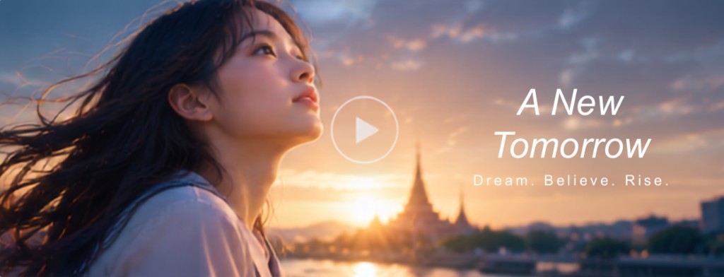 A New Tomorrow — Dream. Believe. Rise. AI Movie & Music Video sample