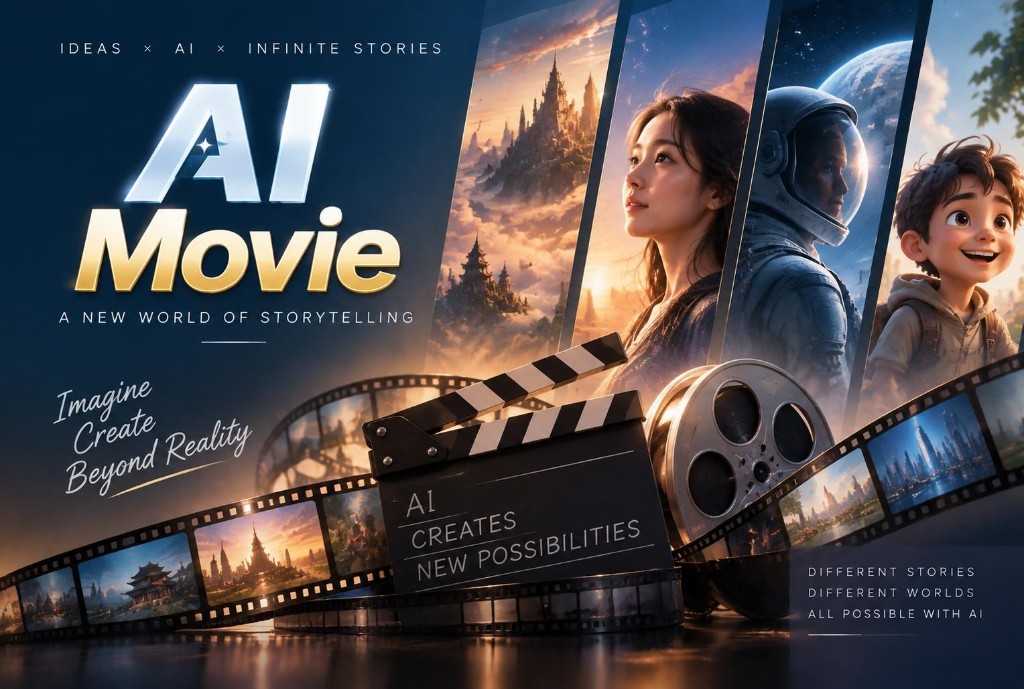 AI cinematic movie scene