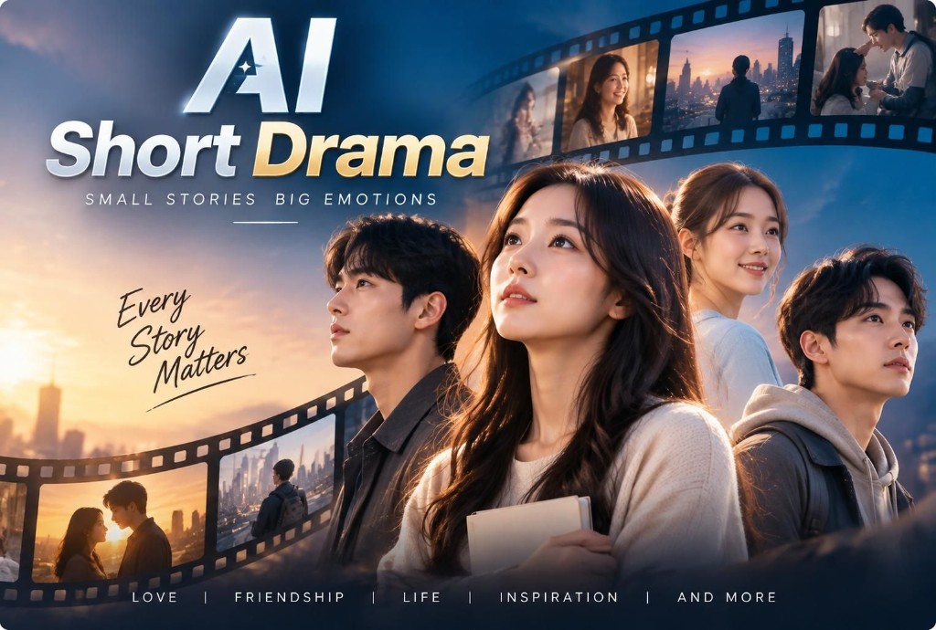 AI short drama still
