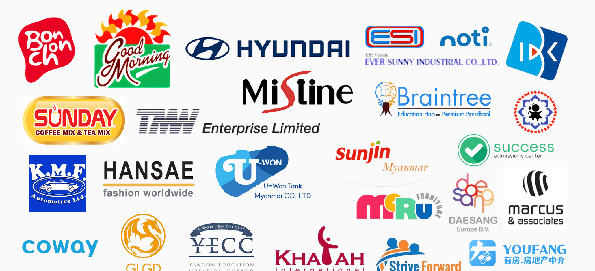 AIMG partners and participants logos
